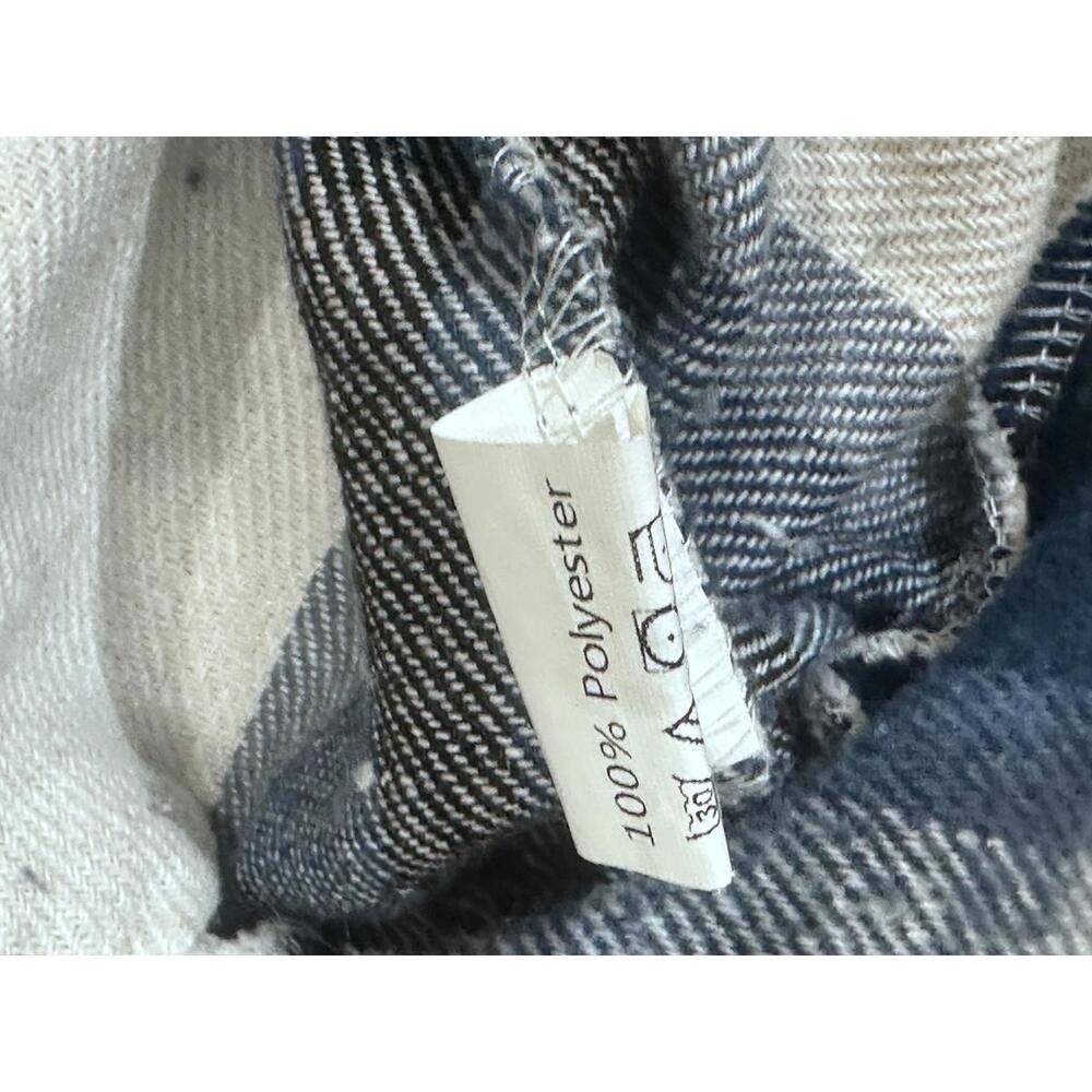 Blue and White Plaid Cropped Jacket - Picture 4 of 13